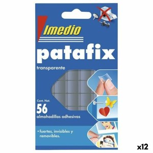 Adhésifs Imedio Patafix Double face Transparent (12 Unités)