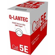 Câble Réseau Rigide UTP 5ème Catégorie Q-Lantec KIU5PVC305NC Gris 305 m