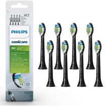 Replacement Head Sonicare W2 Optimal Philips HX6068/13 Black 8 Units