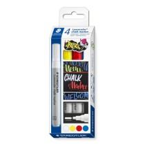 Flüssige Kreidemarker Staedtler Lumocolor 344 4 Stücke