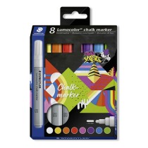 marqueur craie liquide Staedtler Lumocolor 344 8 Pièces