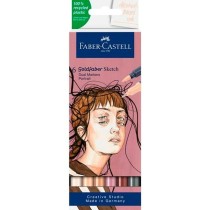 Marker-Set Faber-Castell Goldfaber Sketch - Portrait Double 6 Stücke