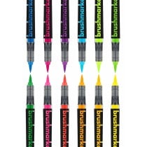 Marker-Set Karin Brushmarker Pro Neon 12 Stücke