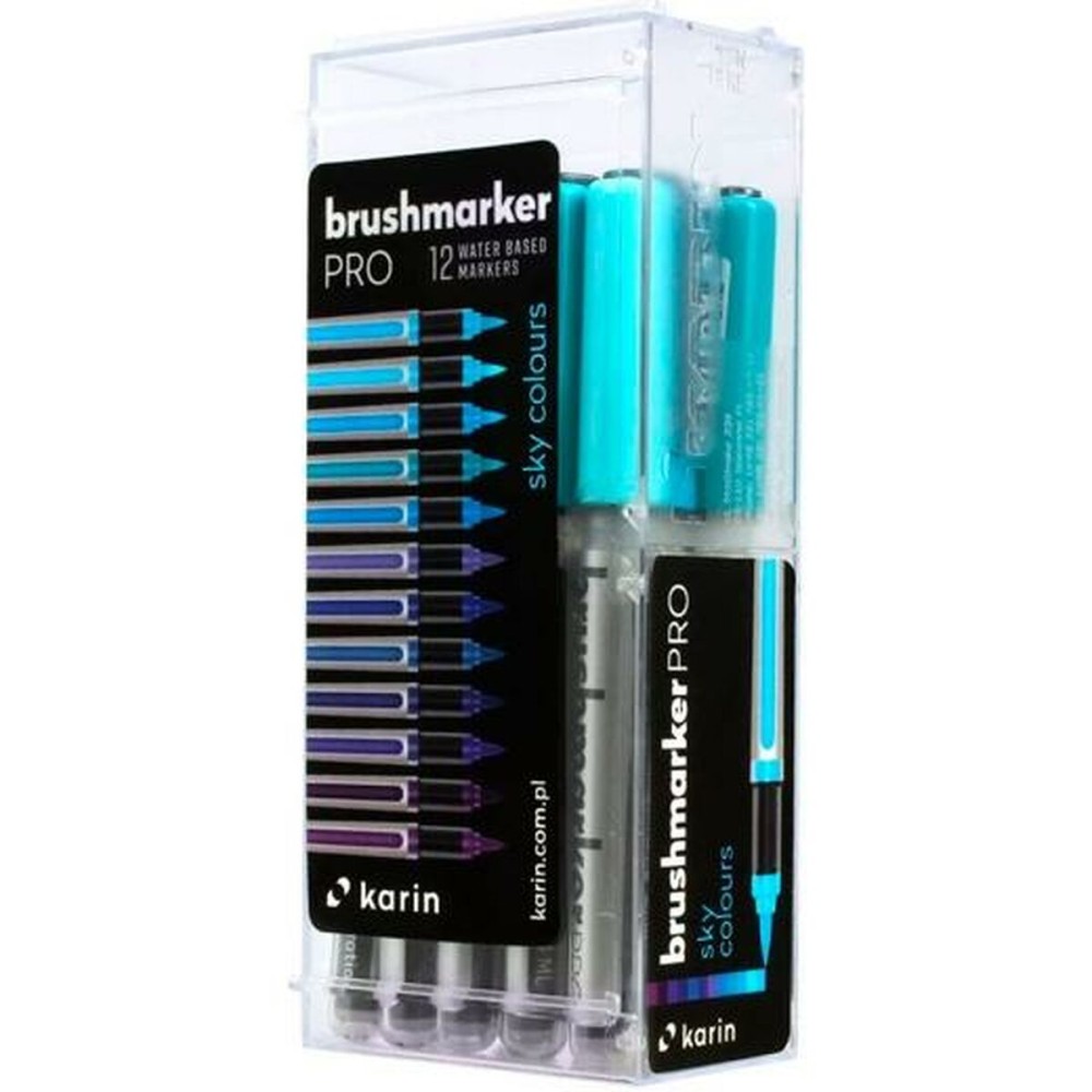 Marker-Set Karin Brushmarker Pro - Sky Colours 12 Stücke