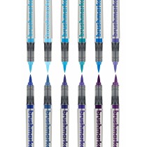 Set of Felt Tip Pens Karin Brushmarker Pro - Sky Colours 12 Pieces