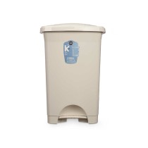 Pedal bin Beige Plastic 50 L (3 Units)