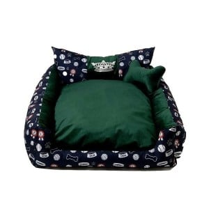 Lit pour animal domestique GO GIFT XL Vert 100 x 38 x 80 cm