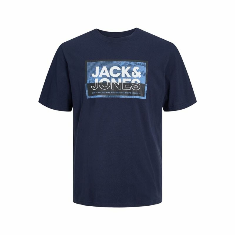 Herren Kurzarm-T-Shirt Jack & Jones logan Blau Herren