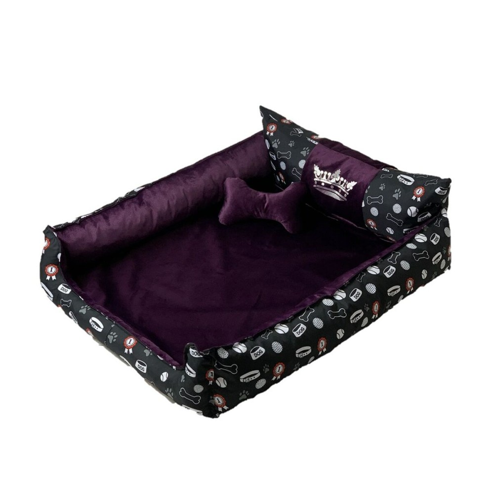 Pet bed GO GIFT XXL Purple 110 x 12 x 90 cm