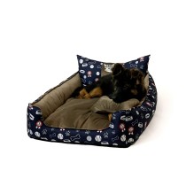 Pet bed GO GIFT L Bronze 90 x 16 x 50 cm