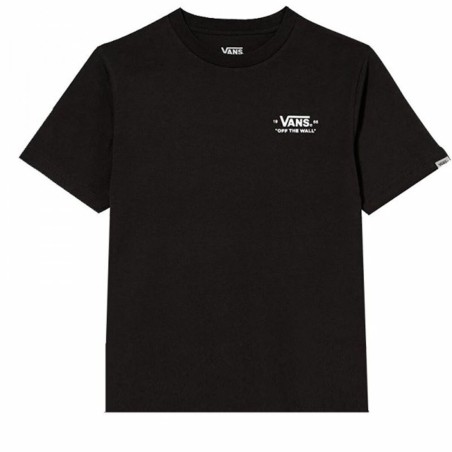 Child's Short Sleeve T-Shirt Vans Mini Scrip Black