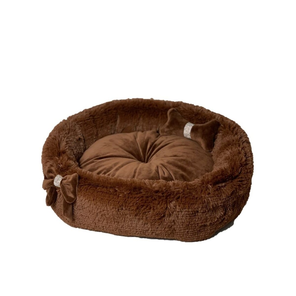 Lit pour animal domestique GO GIFT L Chocolat 55 x 18 x 5 cm