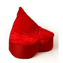 Pouffe GO GIFT Red Oxford 140 x 100 cm