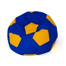 Pouf GO GIFT Jaune Bleu Oxford Football