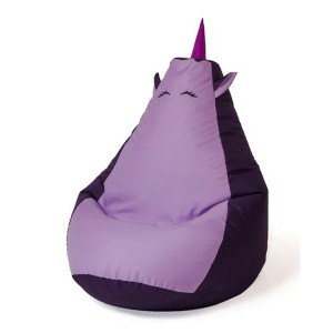 Pouffe GO GIFT Purple Oxford 130 x 90 cm