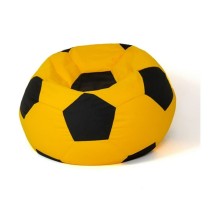 Puff GO GIFT Gelb Schwarz Oxford Fussball