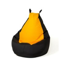 Pouf GO GIFT Jaune Noir Oxford 130 x 90 cm