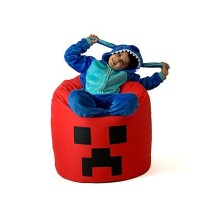 Pouf GO GIFT Rouge Oxford minecraft