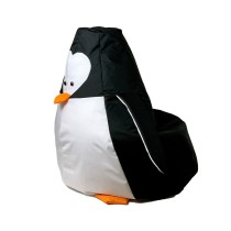 Puff GO GIFT Weiß Schwarz Oxford Pinguin 130 x 90 cm