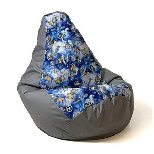 Pouf GO GIFT Gris 140 x 100 cm Poire