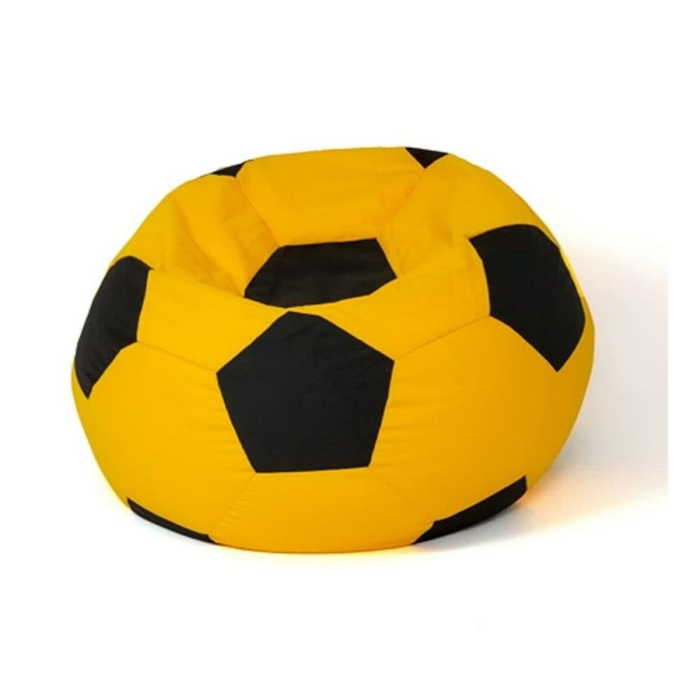 Pouf GO GIFT Jaune Noir Oxford Football