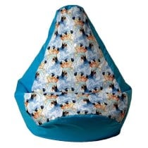 Pouf GO GIFT Bleu 130 x 90 cm Poire