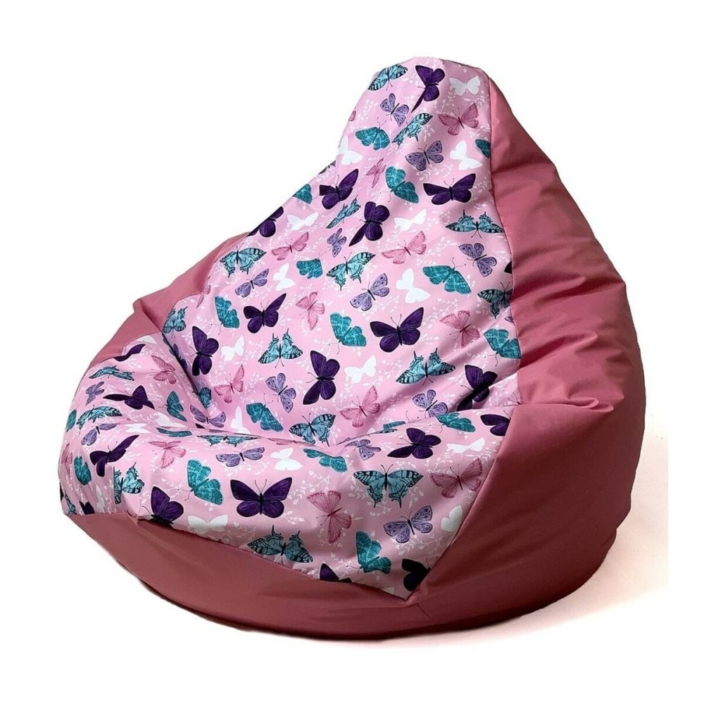 Pouf GO GIFT Rose foncé 130 x 90 cm Poire