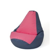 Pouffe GO GIFT Grey Pink 130 x 90 cm Pear