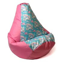 Pouffe GO GIFT Pink 105 x 80 cm Pear