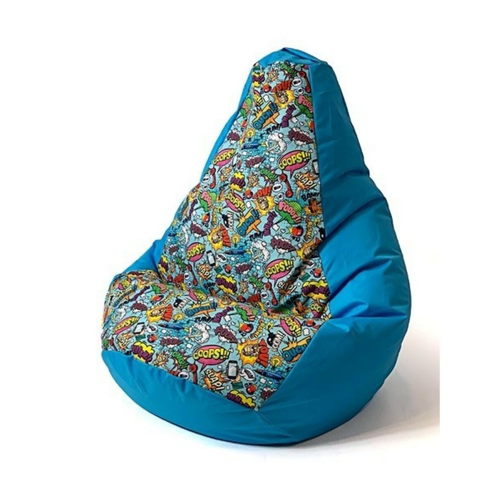 Pouf GO GIFT Bleu 140 x 100 cm Poire