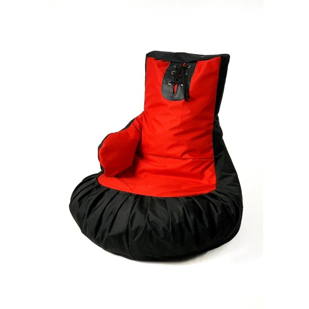 Pouf GO GIFT Noir Rouge Oxford Gant de boxe 130 x 90 cm