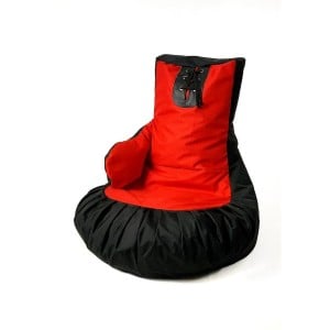 Pouf GO GIFT Noir Rouge Oxford Gant de boxe 130 x 90 cm