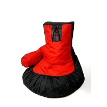 Pouf GO GIFT Noir Rouge Oxford Gant de boxe 130 x 90 cm