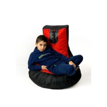 Pouf GO GIFT Noir Rouge Oxford Gant de boxe 130 x 90 cm