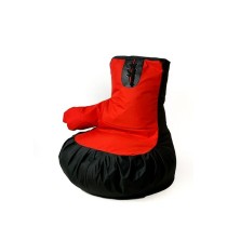 Pouffe GO GIFT Black Red Oxford Boxing gloves 130 x 90 cm