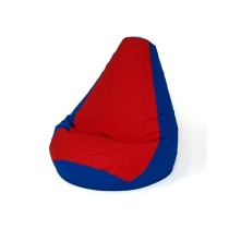 Pouf GO GIFT Rouge Bordeaux 105 x 80 cm Poire