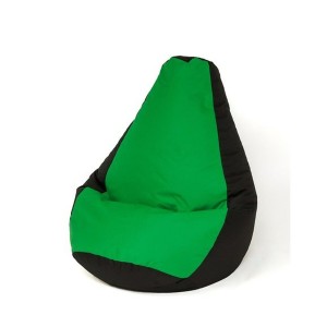 Pouffe GO GIFT Black Green 130 x 90 cm Pear