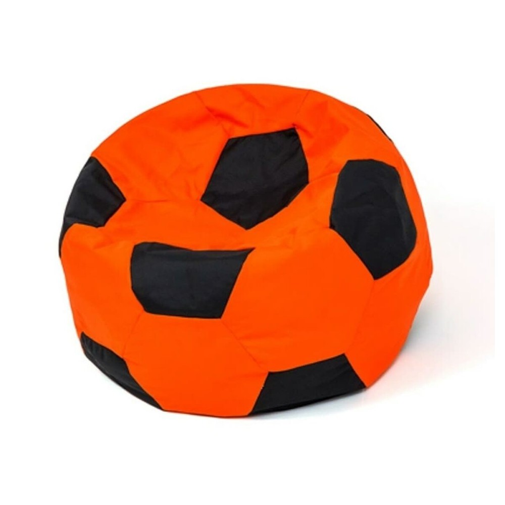 Puff GO GIFT Schwarz Orange Oxford Fussball