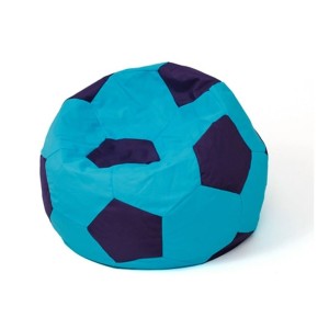 Puff GO GIFT Blau Granatrot Oxford Fussball