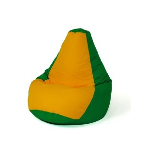 Pouffe GO GIFT Yellow Green 105 x 80 cm Pear