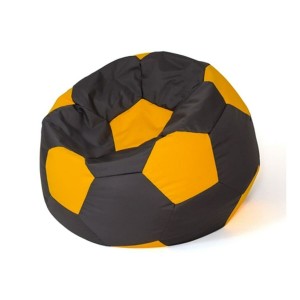 Puff GO GIFT Gelb Schwarz Oxford Fussball