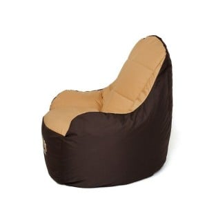 Pouffe GO GIFT Beige Bronze Oxford tejido antidesgarros