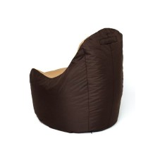 Pouffe GO GIFT Beige Bronze Oxford tejido antidesgarros