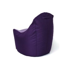 Pouf GO GIFT Violet Pourpre Oxford tejido antidesgarros