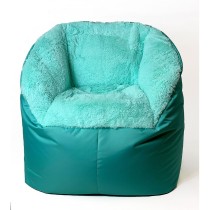 Pouffe GO GIFT Mint Oxford tejido antidesgarros