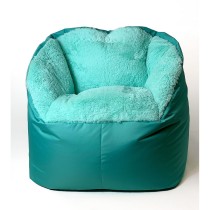 Pouffe GO GIFT Mint Oxford tejido antidesgarros