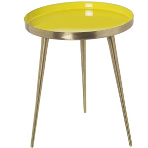 Beistelltisch Alexandra House Living Gelb Gold 38 x 43 x 38 cm