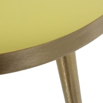 Table d'appoint Alexandra House Living Jaune Doré 38 x 43 x 38 cm