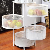 Vegetable trolley Alexandra House Living White Metal 32 x 65 x 32 cm