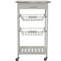 Kitchen Trolley Alexandra House Living White 47 x 81 x 37 cm